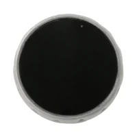 Velvet Ottoman with Cushioned Top, Sturdy Frame, and Space-Saving Design, 30" L x 30" W x 14.5" H, Smoke(m-9)