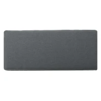 Fabric Storage Ottoman Bench with Solid Wood Construction, Versatile Seating and Storage, 42" L x 18.25" W x 18.25" H, Charcoal(m-12)