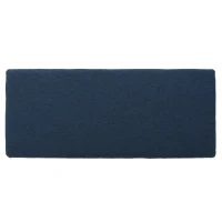 Fabric Storage Ottoman Bench with Solid Wood Construction, Versatile Seating and Storage, 42" L x 18.25" W x 18.25" H, Navy Blue(m-10)