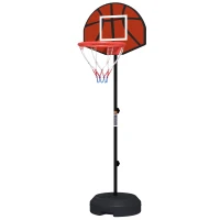 Soozier 3-5ft Basketball Hoop and Stand with Magenic Dartboard and Darts, 15" Backboard, Weighted Base for Teens Youth(m-2)