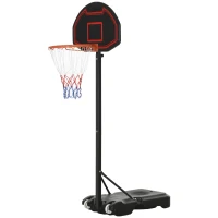 Soozier Portable Kids Basketball Hoop with Wheels(m-11)