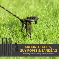 Outsunny 10FT Christmas Inflatables Cheerful Snowman in Black Hat, Blow Up Outdoor Christmas Decorations with LED Yard Display(m-7)