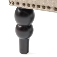 Modern Accent Tufted Club Chair with Button Tufted Diamond Stitch, Nailhead Accents, Birch Wood Legs, 28" L x 31.75" W x 35" H, Beige(m-8)