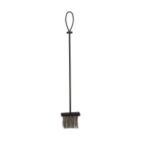 Traditional Fireplace Log Rack and Tool Set, Iron Construction with Shovel, Brush, Tongs, and Log Holder, 23.25" L x 11.75" W x 29.25" H, Matte Black(m-6)