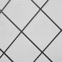 Modern Single Panel Iron Fireplace Screen with Durable Iron Frame, Rustproof Solid Free Standing Fire, 41.5" L x 8.9" W x 32.1" H, Black(m-6)
