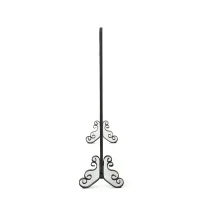 Modern Single Panel Iron Fireplace Screen with Durable Iron Frame, Rustproof Solid Free Standing Fire, 41.5" L x 8.9" W x 32.1" H, Black(m-8)