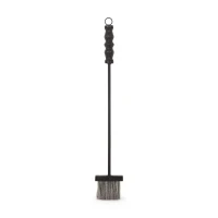 Fireplace Log Rack and Tool Set, Iron Construction with Shovel, Brush, Tongs, and Log Holder, 22" L x 16" W x 31" H, Matte Black(m-6)