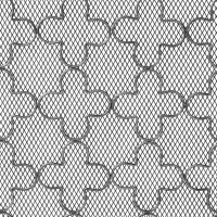 Modern Iron Fire Screen with Single Panel Design and Fine Mesh, Geometric Pattern, and Easy Assembly, 41" L x 8" W x 30.75" H, Black+Silver(m-6)