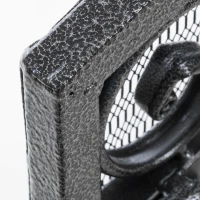 Retro style Fireplace Screen with Ornate Floral Iron Design and Three-Panel, No Assembly Required, 53.5" L x 2" W x 36.5" H, Black+Silver(m-7)