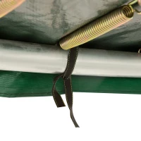 HOMCOM 12ft Trampoline Spring Cover, Plastic Trampoline Replacement Pad Gym Bounce Jump Cover EPE Foam Safety Guard Padding Outdoor, Green(m-7)