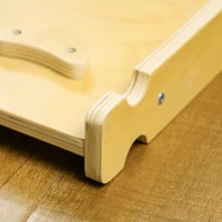 Qaba 4 In 1 Indoor Toddler Climbing Toy Set with Arch Climber, Ramp & Cushion, Wood(m-9)