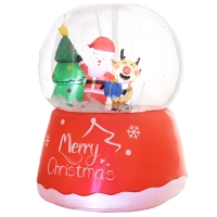 Outsunny 5.5FT Inflatable Christmas Crystal Ball, Xmas Blow Up Decoration with LED Lights for Indoor, Outdoor, Yard, Party