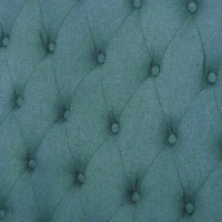 Modern Glam Loveseat Sofa with Velvet Upholstery, Wingback Design, Button-Tufted Diamond Stitch, 50.50" W x 34.00" D x 38.50" H, Teal(m-5)