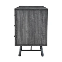 Vinsetto Modern Industrial Sideboard Buffet, Durable Iron Legs, Ample Storage, Easy Assembly, 55.50” W x 20.00” D x 29.50” H, Grey(m-10)