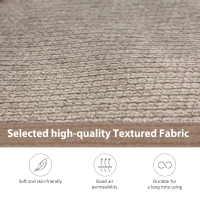 L-Shaped Reversible Sectional Couch with Storage Ottoman and Nailhead Trim, Textured Fabric, 81″ L x 76.5″ W x 35″ H, Warm Grey(m-8)