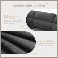 110" Modern L-Shaped Convertible Sectional Sofa with Free Pillows, 5-Seat Indoor Furniture for Living Room, 110″ L x 62″ W x 34″ H, Gray(m-5)