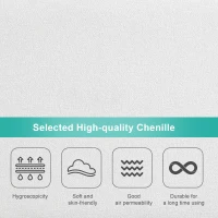 Modern U-Shaped 6-Seat Sectional Sofa with Chaise Lounge, Upholstered Sleeper Couch with Waist Pillows, 110″ L x 55″ W x 33″ H, White(m-8)