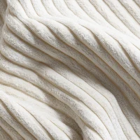 87" x 61" Modern L-Shaped Corduroy Sofa with Reversible Chaise, 4-Seat, Couch with Pillows for Living Room, 87″ L x 61″ W x 33″ H, Beige(m-12)