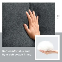 109" U-Shaped Chenille Modular Sectional Sofa with Adjustable Armrests and Backrests, 6-Seat Reversible Sofa, 109″ L x 55″ W x 33″ H, Grey(m-6)