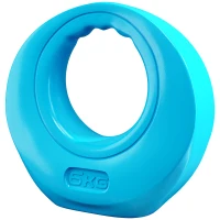 Soozier 13lbs Kettlebell, Kettle Bell with Wide Handle for Home Gym Weight Lifting and Strength Training, Light Blue(m-2)