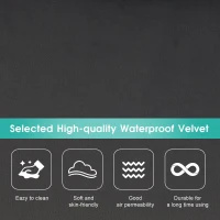 Modern U-Shaped 6-Seat Sectional Sofa with Chaise Lounge, Upholstered Sleeper Couch with Waist Pillows, 110″ L x 55″ W x 33″ H, Gray(m-8)