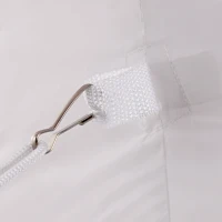 Outsunny 8FT Giant Inflatable Snowman, Christmas Blow Up Snowman with Rotating Colorful LED Light for Indoor, Outdoor, Yard(m-9)