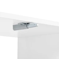 TV Stand with Fluted Tempered Glass Doors for TVs Up to 95", Media Console with APP-Controlled LED Light, 87" L x 16" W x 16" H, White(m-11)