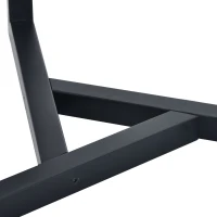 Round Coffee Table with Tempered Glass Top and Sturdy Wood Base, Modern Cocktail Table, Easy Assembly, 35.5" L x 35.5" W x 17.5" H, Black(m-11)
