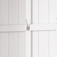 Vinsetto Wooden Entryway Hall Tree with Storage Bench, 6 Hooks, Shoe Cabinet with 13 Compartments, Elegant Coat Rack, 59" L x 18" W x 79" H, White(m-10)