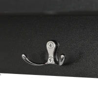 Vinsetto Multi-Functional Shoe Cabinet with Wall Cabinet, Space-Saving Design, 2 Flip Drawers, Versatile Side Cabinet for Hallway, Black(m-9)