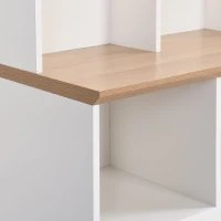 Wide Hall Tree with Storage Bench, Cube Storage, Shelves and 8 Hooks, Multifunctional Coat Rack, Shoe Cabinet, 67" L x 15" W x 72" H, White(m-9)