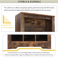 Contemporary Shoe Cabinet with 30 Cubbies, Free Standing Tall Storage Cabinet for Hallway or Bedroom, 24.5" L x 13" W x 74" H, Rustic Brown(m-8)