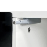 Modern TV Stand for TVs up to 78" with Electric Fireplace, Media Console with Cabinets, Entertainment Center, 68" L x 13.5" W x 21.5" H, White(m-9)