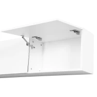 Vinsetto High Gloss TV Stand for TVs Up to 78" with Ample Storage, Media Console, Wall Mounted Floating Cabinets, 93" L x 15" W x 26" H, White(m-9)