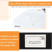 Glass-Top Coffee Table with Open Shelves and Cabinets, Geometric Style, 2-Tier Center Table for Living Room, 45" L x 22" W x 15" H, White(m-8)