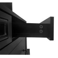 Vinsetto Multi-functional Shoe Cabinet with 3 Flip Drawers, Hall Tree with Mirror, Freestanding Entryway Organizer with 6 Hanging Hooks, Black(m-9)