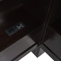 Wood Twin Size Daybed with Storage Cabinets and USB Ports, Solid Pine Wood Construction, 87" L x 50" W x 31.5" H, Espresso(m-8)