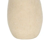 Set of 2 Mushroom Holiday Ornaments for Fall Festival and Thanksgiving, Farmhouse Design Table Decorations, 7" L x 7" W x 12" H, Beige+Light Brown(m-8)