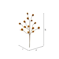 28" Set of 6 Acorn Spray Botanicals Decor for Harvest and Thanksgiving, Rustic Accent Table Decorations, Yellow(m-3)