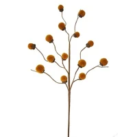 28" Set of 6 Acorn Spray Botanicals Decor for Harvest and Thanksgiving, Rustic Accent Table Decorations, Yellow(m-8)