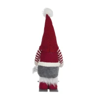2 Piece Christmas Gnomes Decorations with Whimsical Design, Holiday Table Ornaments, 6" L x 4.5" W x 15" H, Multicolor(m-11)