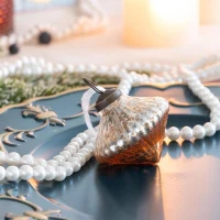 2.5" Set of 12 Christmas Ball Ornaments for Holiday Party Decorations, Glass Decorative Hanging Set, Multicolor(m-4)