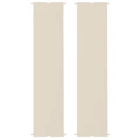 Outsunny 2 Pcs UV Protection Pergola Replacement Canopy, Pergola Shade Cover, Easy to Install, for 10' x 10' Pergola, Khaki(m-2)