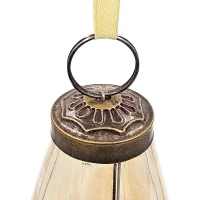 Set of 12 Glass Tear Drop Christmas Ornaments, Decorative Hanging Ball for Holiday Party Decorations, 2" L x 2" W x 4" H, Gold(m-3)