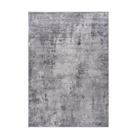 Naar 2x3 Stain-Resistant Area Rug with Non-Shedding Design and Cotton Backing, Kid and Pet-Friendly Carpet, 36" L x 24" W x 0.35" H, Gray(m-2)