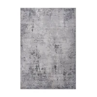 Naar 5x7 Abstract Stain-Resistant Area Rug with Non-Shedding Design, Kid and Pet-Friendly Carpet, 90" L x 63" W x 0.35" H, Ivory+Taupe(m-2)