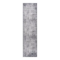 Naar 2x8 Stylish Stain-Resistant Area Rug with Non-Shedding Design, Carpet for Living Room, Bedroom, Home Office, 96" L x 26" W x 0.35" H, Gray(m-2)