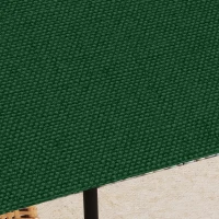 Outsunny 10' x 10' Square Gazebo Canopy Replacement UV Protected Top Cover Sun Shade Green(m-7)