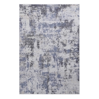 Naar 6x9 Stylish Abstract Stain-Resistant Area Rug with Cotton Backing, Medium Pile Height, Kid and Pet-Friendly Carpet, 93" L x 79" W x 0.3" H, Gray