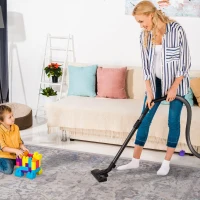 Naar 2x8 Stain-Resistant Area Rug with Cotton Backing, Medium Pile Height, Stylish Kid and Pet-Friendly Carpet, 96" L x 26" W x 0.3" H, Brown+Beige(m-6)